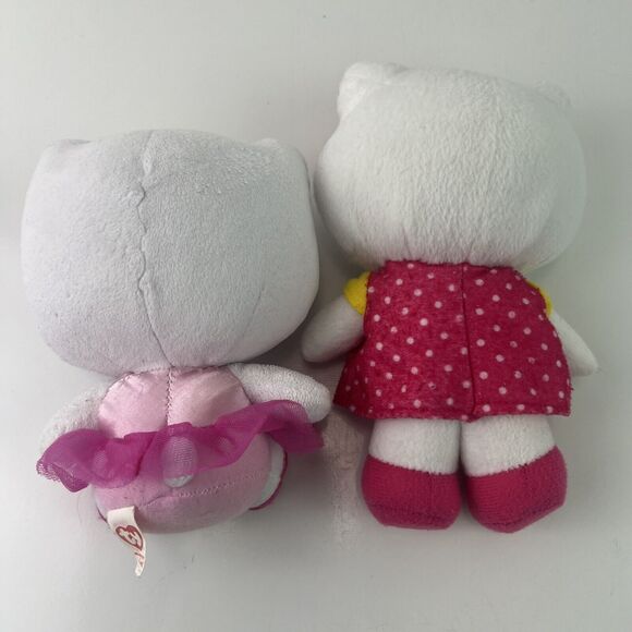 Lot of 2 Hello Kitty Plush Stuffed Animals 2013 Ballerina And Dress - Picture 2 of 5